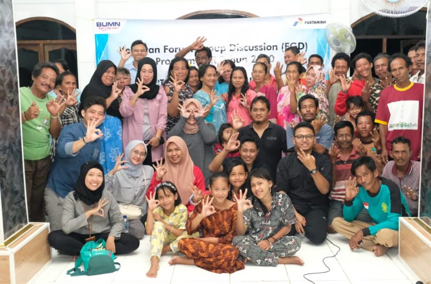  Kembangkan Potensi Masyarakat Talang Bubuk Palembang, Pertamina Adakan FGD