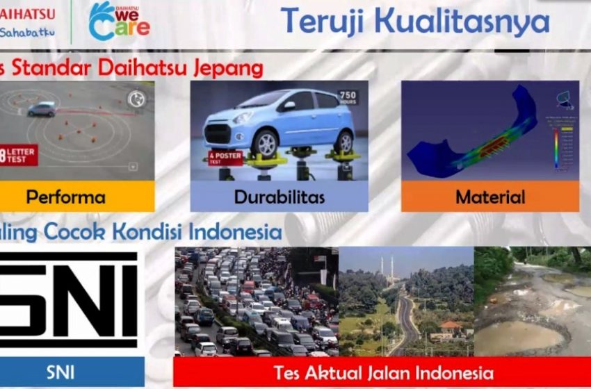  Daihatsu Jaminankan Kualitas Produk Genuine Parts-nya Untuk Perjalanan Sejauh 100.000 Km di 24 Kondisi Jalan Indonesia