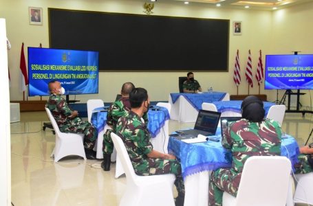 Sosialisasi Mekanisme Evaluasi Latihan Dalam Dinas (LDD)/Kursus Personel di Lingkungan TNI Angkatan Laut