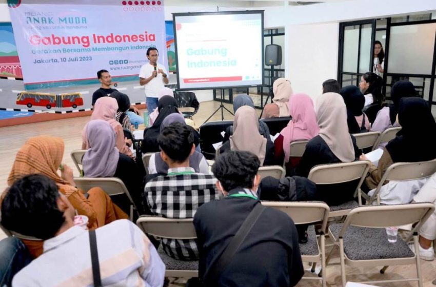  Sambut Pemilu 2024, Ruang Anak Muda Launching Gabung Indonesia