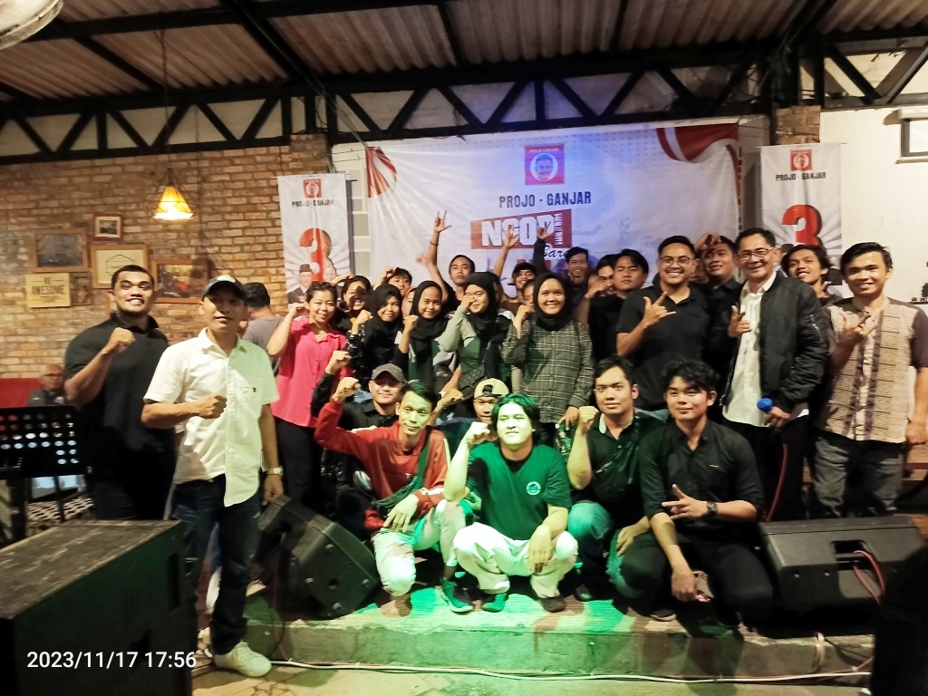Gaet Pemilih Muda, Projo Ganjar Kota Bogor Gelar Ngopi Bareng Milenial