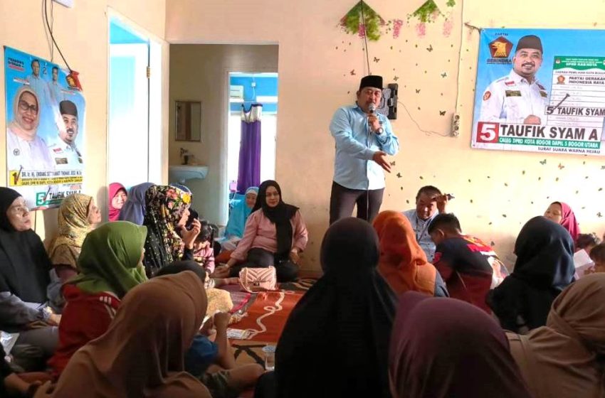 Taufik Syam Sosialisasi Program Andalannya Di Kelurahan Ciparigi Bogor Utara