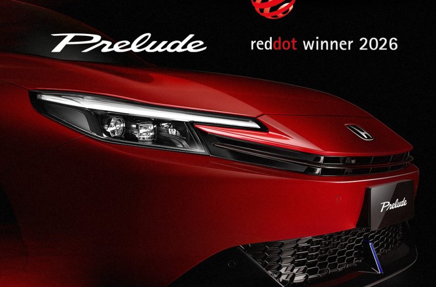  Prestise Global! Honda Prelude Sabet Penghargaan Desain Bergengsi Red Dot Design Award 2026
