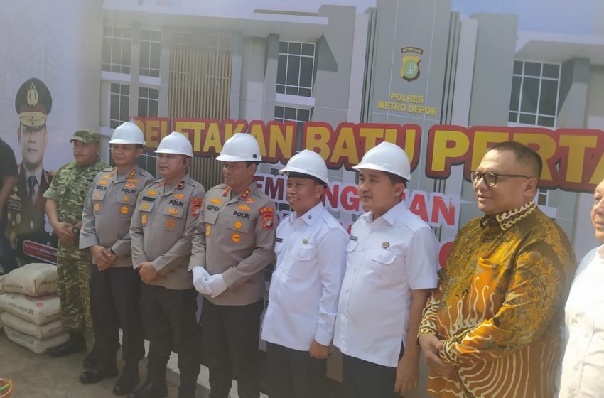  Peletakan Batu Pertama Gedung Baru Polres Metro Depok, Komitmen Perkuat Layanan Keamanan Warga