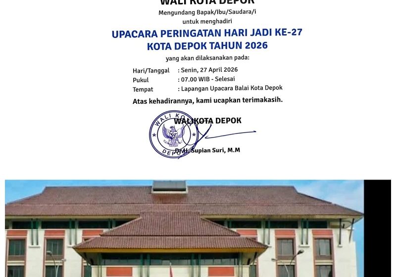  Wartawan dilarang Meliput Kegiatan perayaan HUT Ke-27 kota Depok oleh oknum Satpol PP