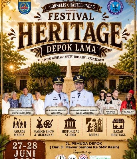  Siap Digelar di Kawasan Depok Lama, Festival Depok Heritage 2026